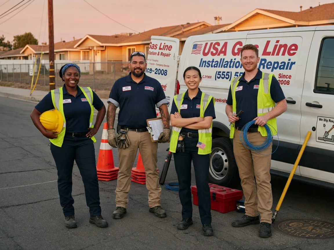 Gas Line Installation company in Moon, VA